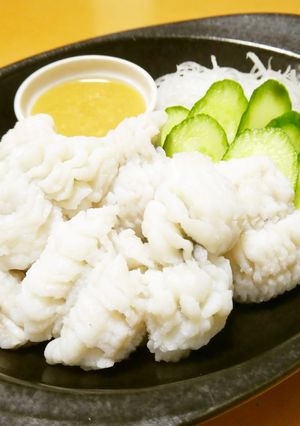 夏☆ハモの湯引き～からし酢みそ添え～-レシピのメイン写真