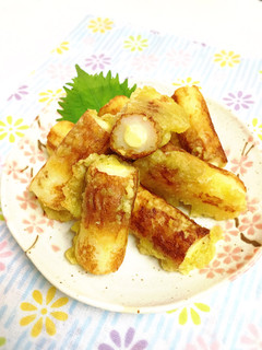 簡単♪チーズインちくわのカレー揚げ焼き-レシピのメイン写真