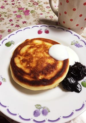 【米粉でヘルシー♪】パンケーキ-レシピのメイン写真