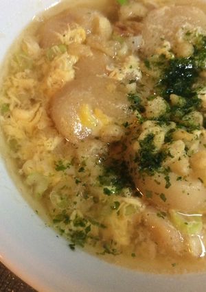 やき麩の天かす玉子汁-レシピのメイン写真