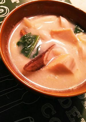 【糖質制限】簡単きのこと絹あげスープ-レシピのメイン写真