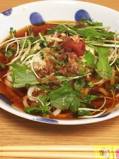梅とろろうどん-レシピのメイン写真