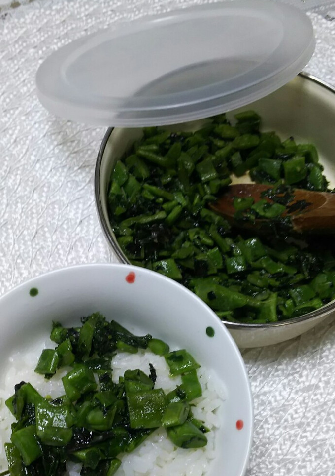 *つくおき*ささげのじさ味噌炒め-レシピのメイン写真