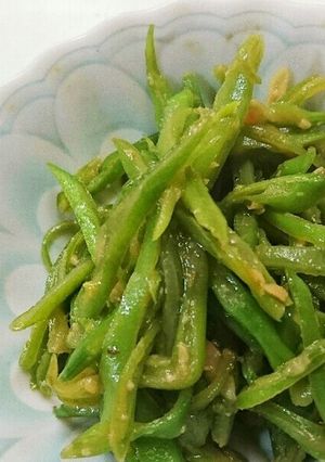 しみじみ美味しい✲*いんげんの味噌炒め♪-レシピのメイン写真