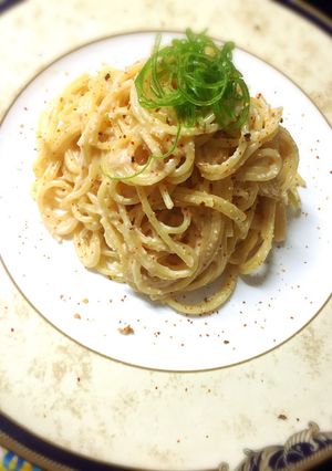 タラコクリームスパ風-レシピのメイン写真