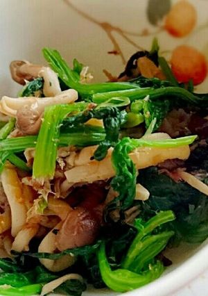 簡単ほうれん草としめじのおひたし-レシピのメイン写真