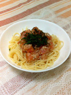 トマトとツナの冷たいパスタ-レシピのメイン写真