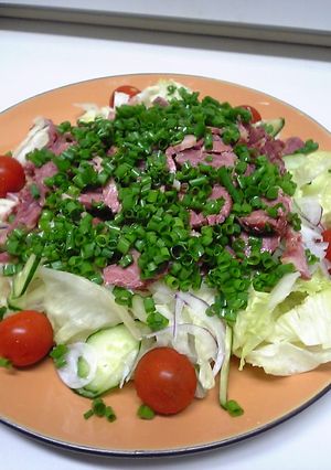 馬肉燻製サラダ-レシピのメイン写真