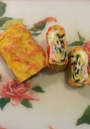 さくらえびと大葉のたまご巻き-レシピのメイン写真