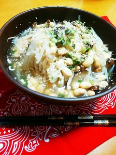 肉なしヘルシ~☆和風あんかけ塩ラーメン⭐-レシピのメイン写真