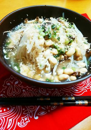 肉なしヘルシ～☆和風あんかけ塩ラーメン⭐-レシピのメイン写真