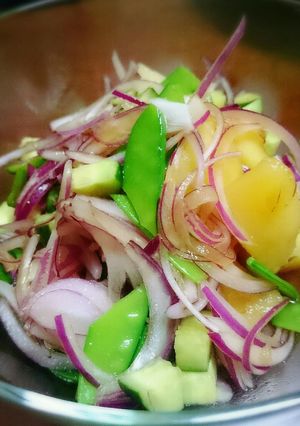 キャー彩り綺麗！夏野菜のピリ辛サラダ～-レシピのメイン写真