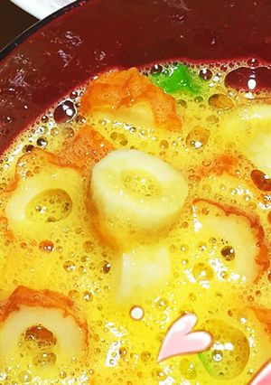 オクラとちくわの生卵落とし-レシピのメイン写真