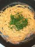 辛子明太子パスタ♪簡単たらこパスタ和風