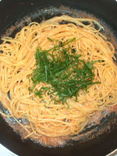 辛子明太子パスタ♪簡単たらこパスタ和風-レシピのメイン写真