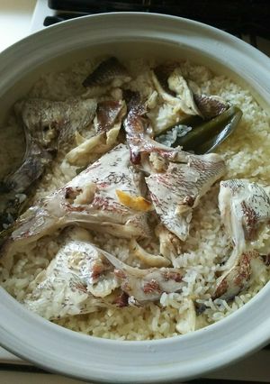 鯛のアラを使って！土鍋で炊いちゃう鯛飯-レシピのメイン写真
