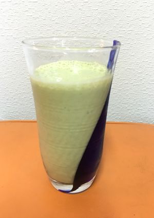 抹茶バナナジュース（バニラ風味）-レシピのメイン写真