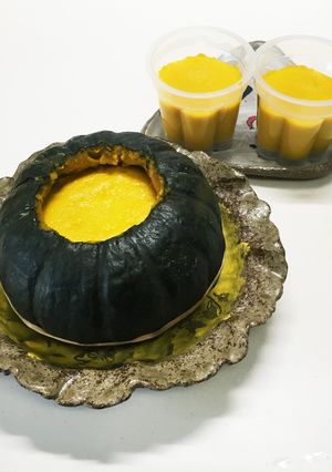 丸ごとかぼちゃプリン-レシピのメイン写真