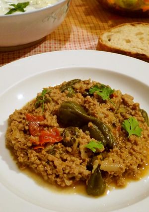 牛肉としし唐のキーマカレー-レシピのメイン写真