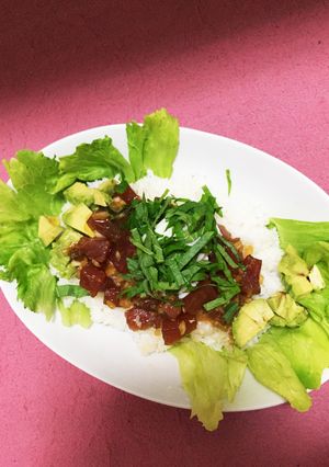 ハワイ♪簡単 手間なしポキ丼♪-レシピのメイン写真