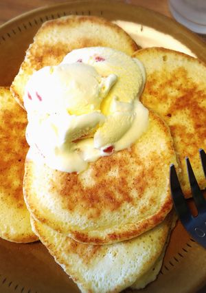 ソルティライチ風味のホットケーキ-レシピのメイン写真