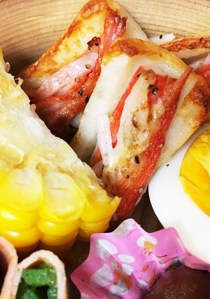 お弁当に！カニマヨのちくわボート☆-レシピのメイン写真