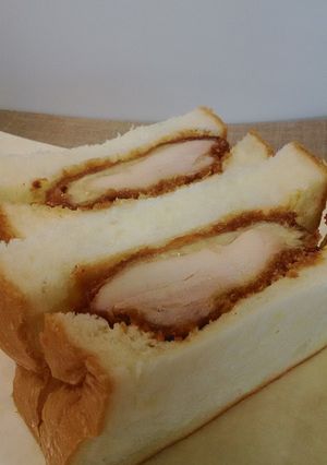 がっつり！我が家のチキンカツサンド♪-レシピのメイン写真
