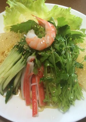 新感覚!爽やかグレープフルーツ冷やし中華-レシピのメイン写真