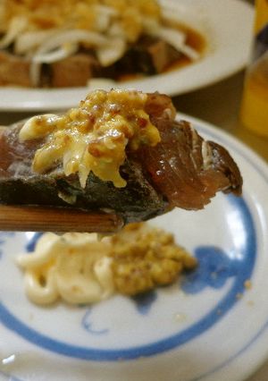 最速のカツオの刺身にマヨネーズマスタード-レシピのメイン写真