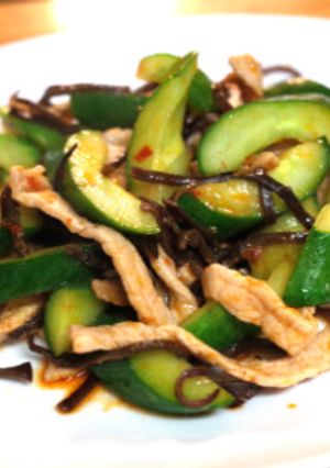 簡単！胡瓜と豚肉の豆板醤炒め-レシピのメイン写真