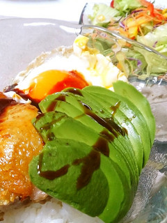 美味しい♪♪ ロコモコ風 親子丼-レシピのメイン写真