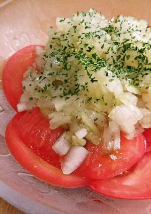 トマトと玉ねぎのサラダ-レシピのメイン写真