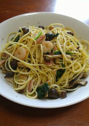 ☆ベーコンとえびパスタ☆-レシピのメイン写真