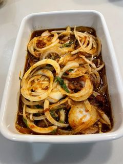 新玉ねぎのぴりから醤油漬け-レシピのメイン写真