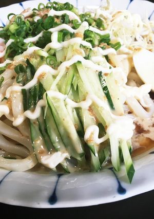 ひらめき☆サラダうどん-レシピのメイン写真
