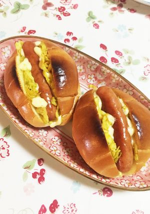 バターロールで朝ごはん♡お昼でもOK☆-レシピのメイン写真