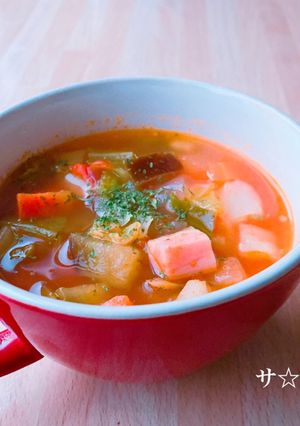 夏野菜！ミネストローネ-レシピのメイン写真
