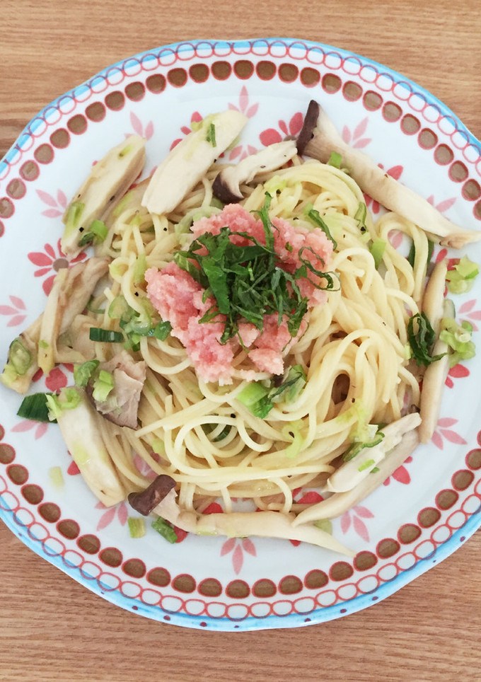 エリンギと九条ねぎの和風たらこパスタ-レシピのメイン写真