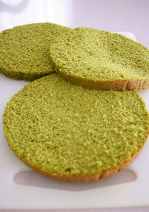 ☆ふんわり☆しっとり☆抹茶スポンジ-レシピのメイン写真