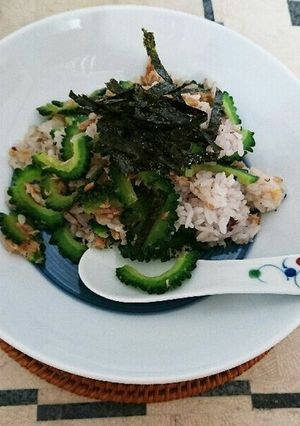 簡単!夏にオススメ!ゴーヤご飯!-レシピのメイン写真