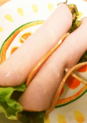 爆裂!!簡単ハムおやつ!-レシピのメイン写真