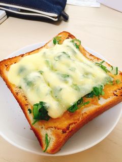 ネギまよ味噌チーズトースト♡-レシピのメイン写真