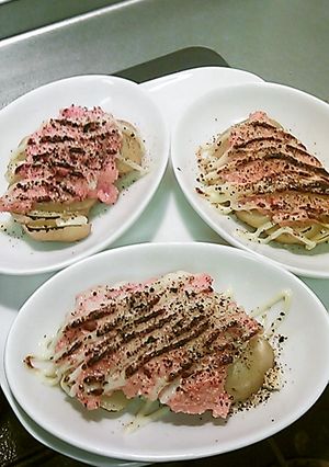 ぽてと・めいたい・まよ焼き-レシピのメイン写真