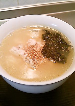 あら汁ラーメン・サッポロ一番塩ラーメン-レシピのメイン写真