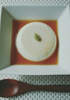 白ごまのブランマンジェ ほうじ茶ソース❤-レシピのメイン写真