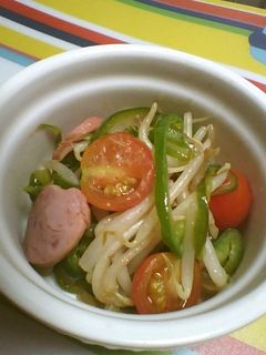 もやしの夏野菜炒め-レシピのメイン写真