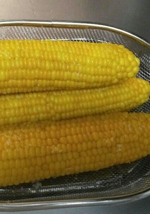 トウモロコシ丸茹で♪-レシピのメイン写真