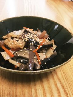 きんぴらこんにゃくの煮物-レシピのメイン写真