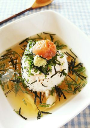 焼きおにぎりで♪冷やし出汁茶漬け-レシピのメイン写真