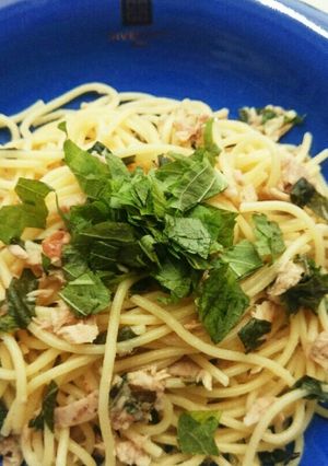 子供も喜ぶ夏元気パスタ!!梅☆紫蘇☆ツナ-レシピのメイン写真
